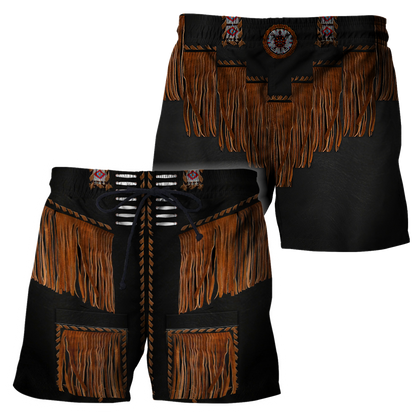 Native Cowboy Jacket No9 Cosplay 3D Over Printed Unisex Deluxe Hoodie ML