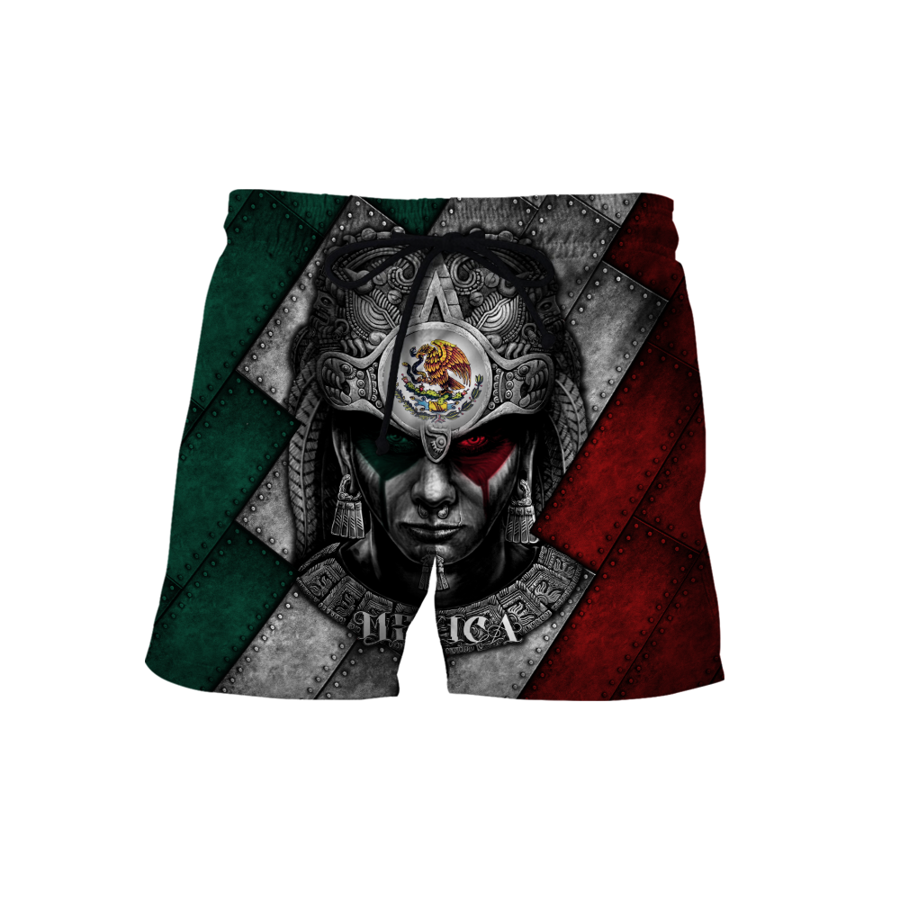Aztec Warrior Mexico 3D All Over Printed Unisex Hoodies