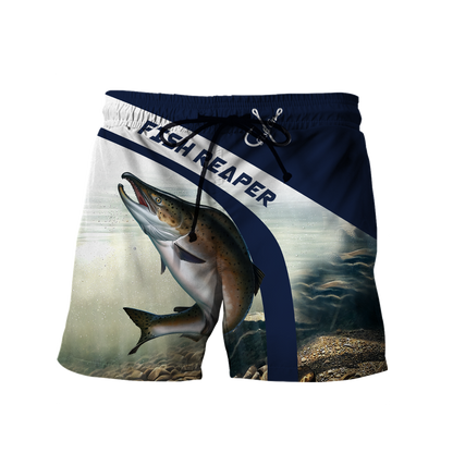 Custom name Trout-Salmon fishing design 3d print shirts