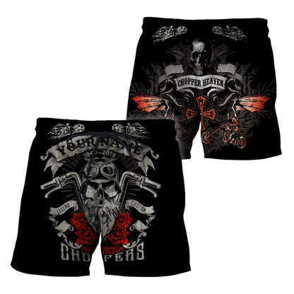 Customize Name Motorcycle Racing 3D All Over Printed Unisex Shirts American Choppers