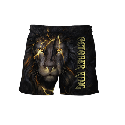 October Lion 3D All Over Printed Unisex Shirts Pi21012110