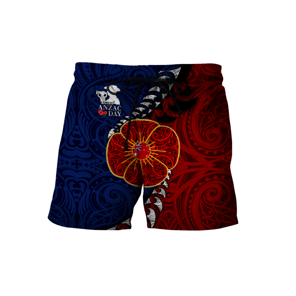 Anzac day poppy flower lest we forget custom name 3d print shirts