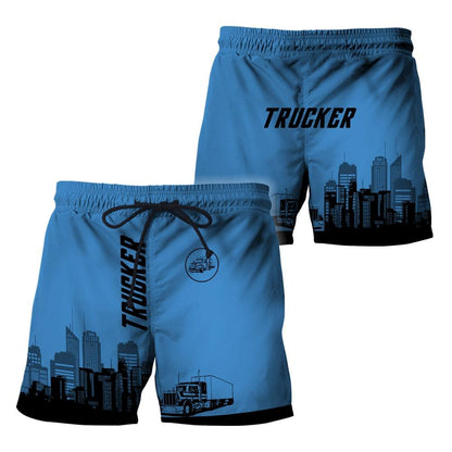 Trucker 3D All Over Printed Shirts For Men and Women