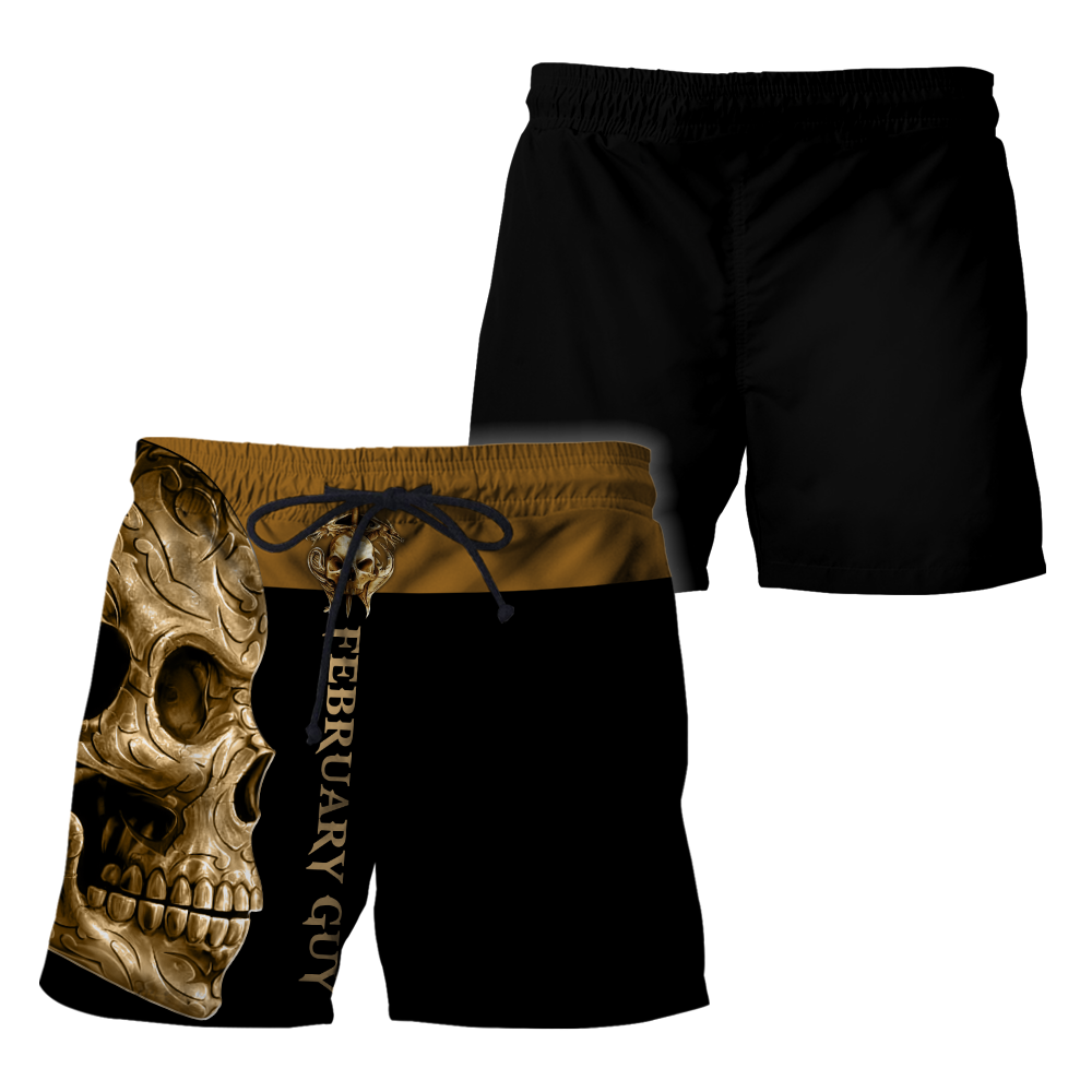 February Guy Skull 3D All Over Printed Shirts For Men and Women MH1012200S2