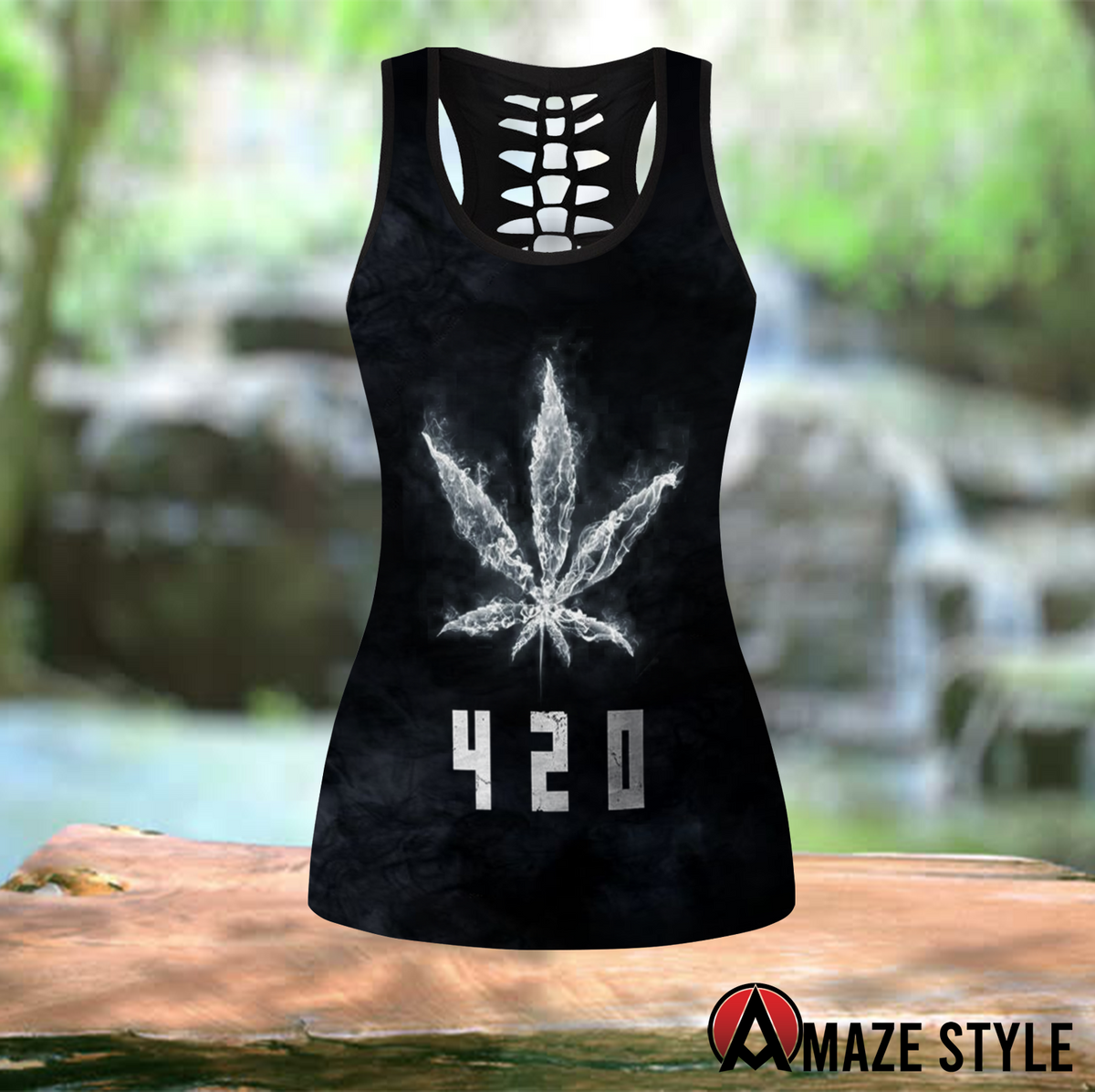 420 Limited by SUN 3D All Over Printed Hoodie Shirt HAC270308-Apparel-SUN-Hollow Tank Top-S-Vibe Cosy™