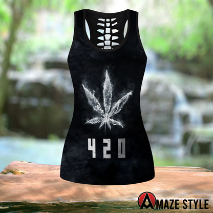 420 Limited by SUN 3D All Over Printed Hoodie Shirt HAC270308-Apparel-SUN-Hollow Tank Top-S-Vibe Cosy™