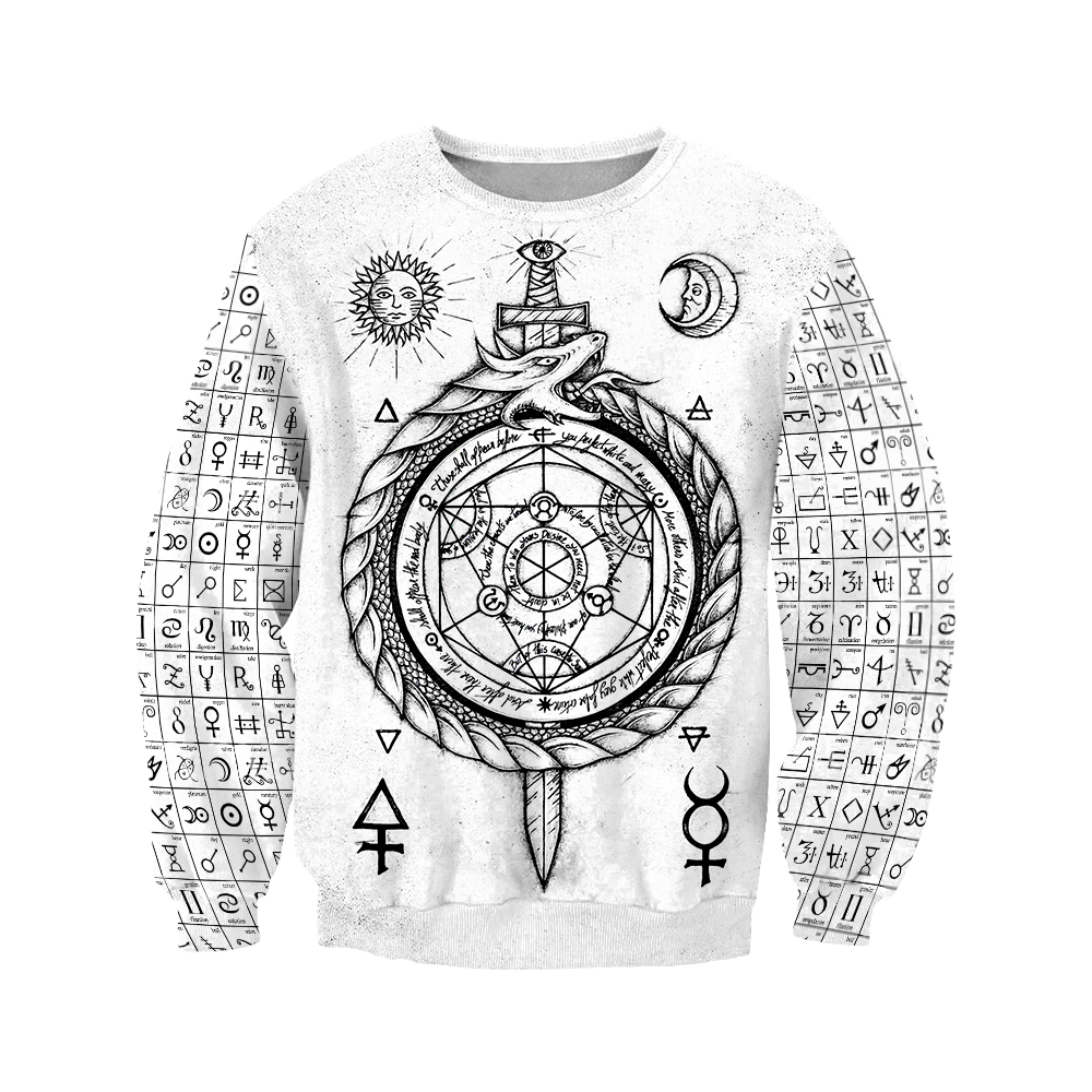 Alchemy 3D All Over Printed Shirts Hoodie JJ030102CHV