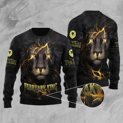 February Lion 3D All Over Printed Unisex Shirts