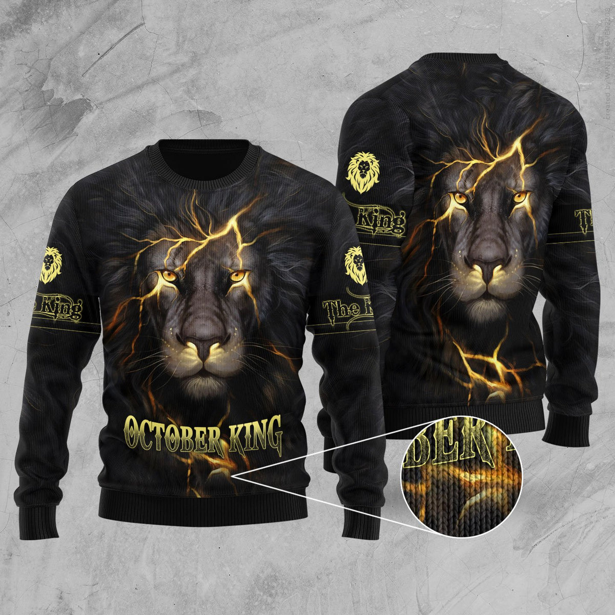 October Lion 3D All Over Printed Unisex Shirts Pi21012110