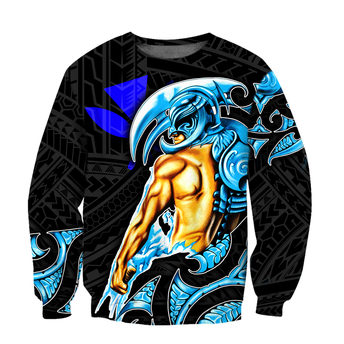 Amazing Polynesian Warrior Unisex Deluxe Hoodie ML NTN1210203ND
