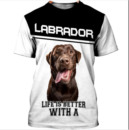 Labrado Retriever - Best Friend 3D Unisex Shirts