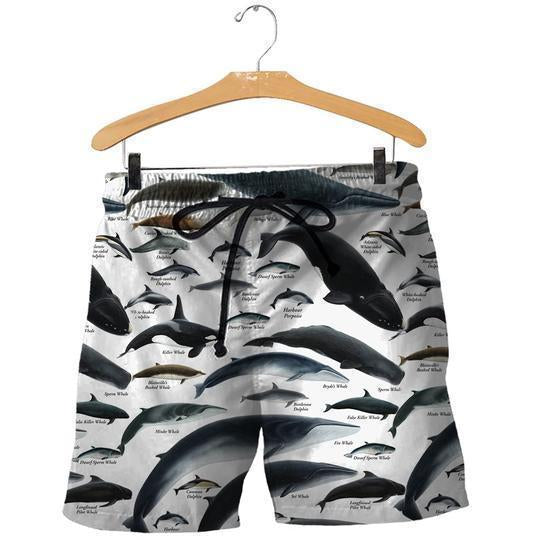 3D ALL OVER PRINTED WHALES DOLPHINS SHIRTS AND SHORTS-Apparel-6teenth World-SHORTS-S-Vibe Cosy™