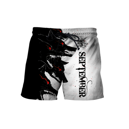 The Dark Wolf September 3D All Over Printed Unisex Deluxe Hoodie ML