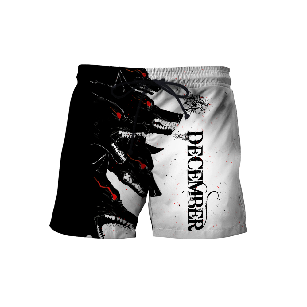 The Dark Wolf December 3D All Over Printed Unisex Deluxe Hoodie ML