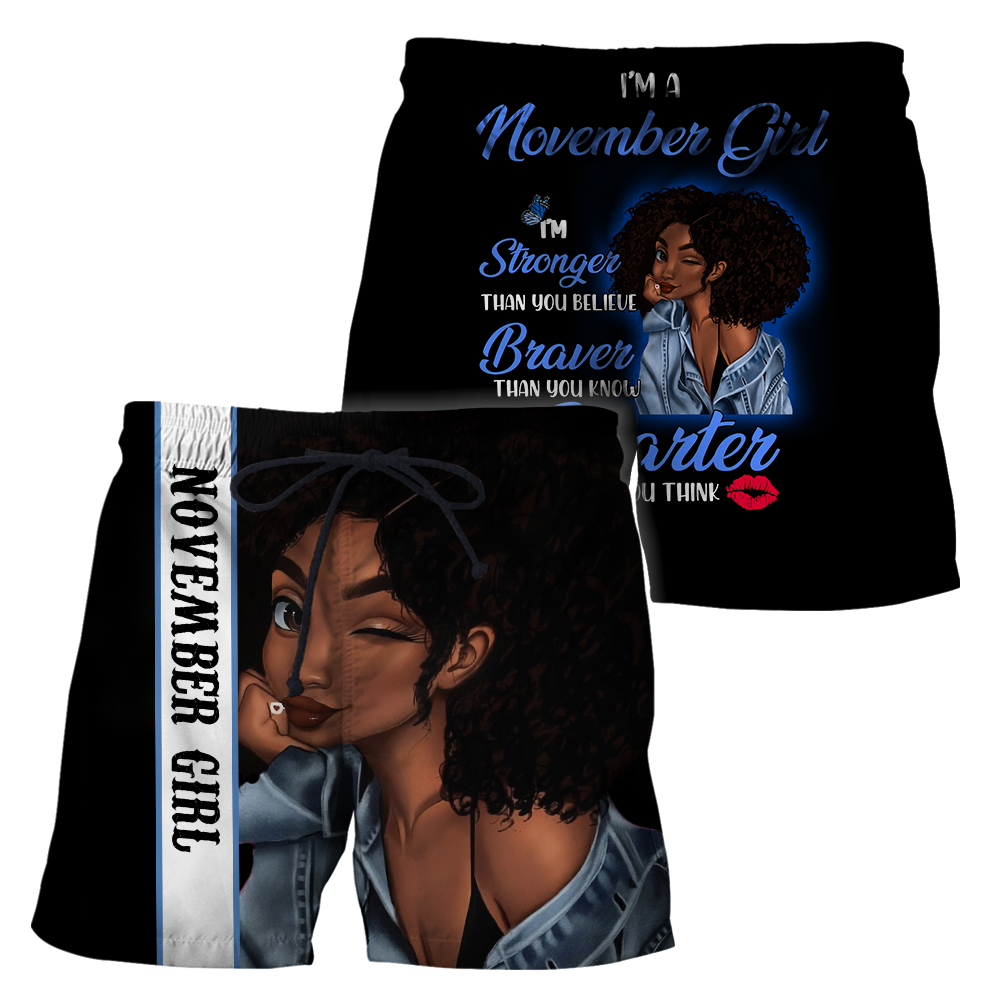 November Girl 3D All Over Printed Shirts For Women