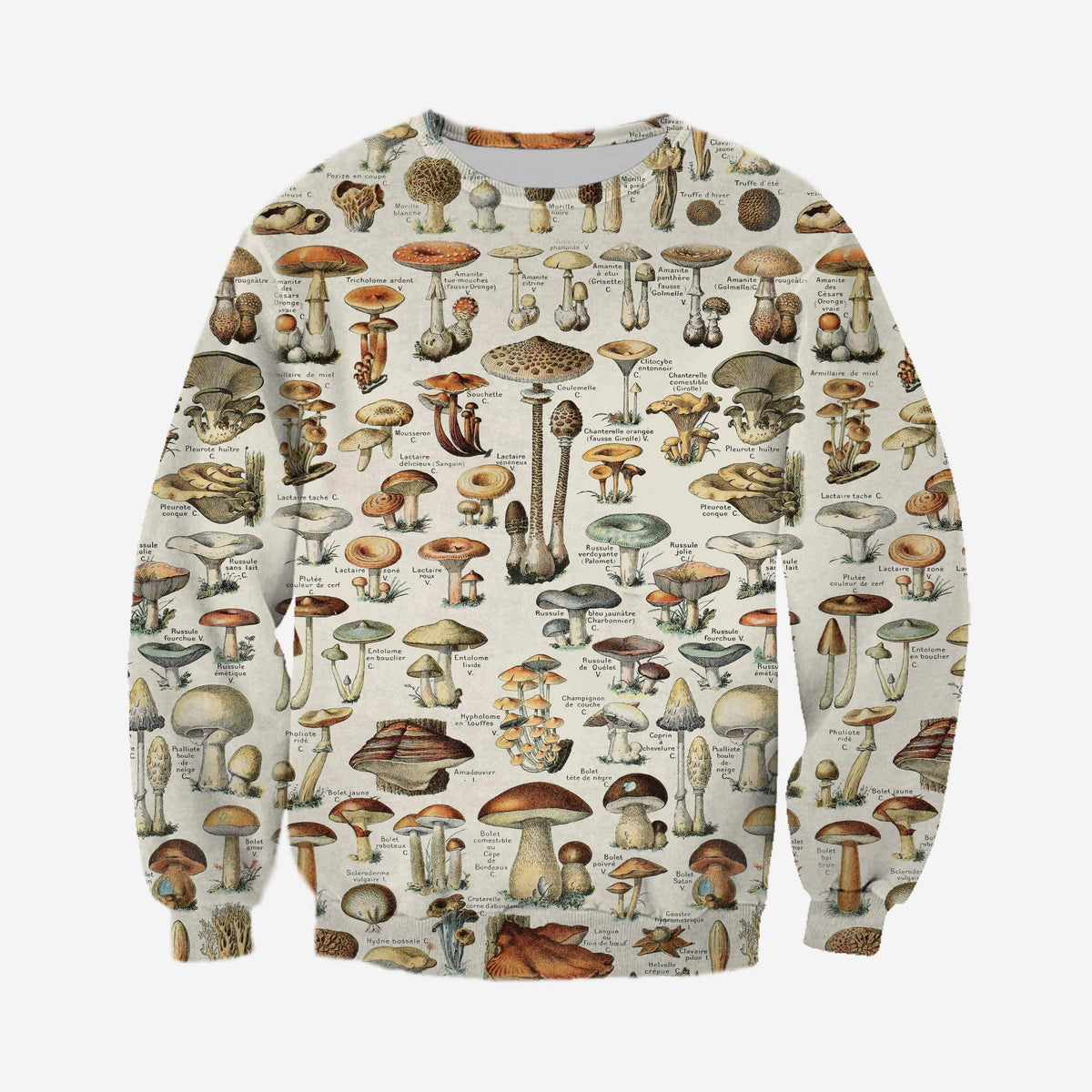 3D All Over Printed Champignons Clothes-Apparel-HP Arts-Sweatshirt-S-Vibe Cosy™