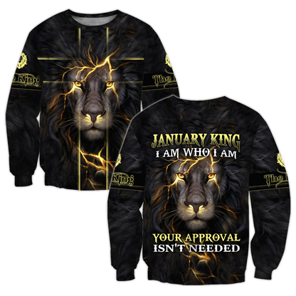 January King 3D All Over Printed Shirts Pi02102001S1