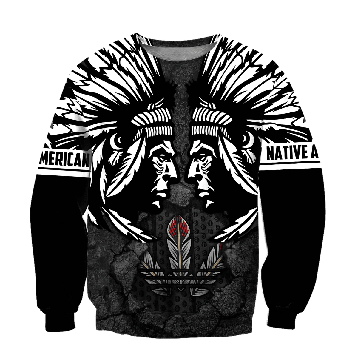 Premium Native American Man All Over Printed Shirts For Men And Women MEI