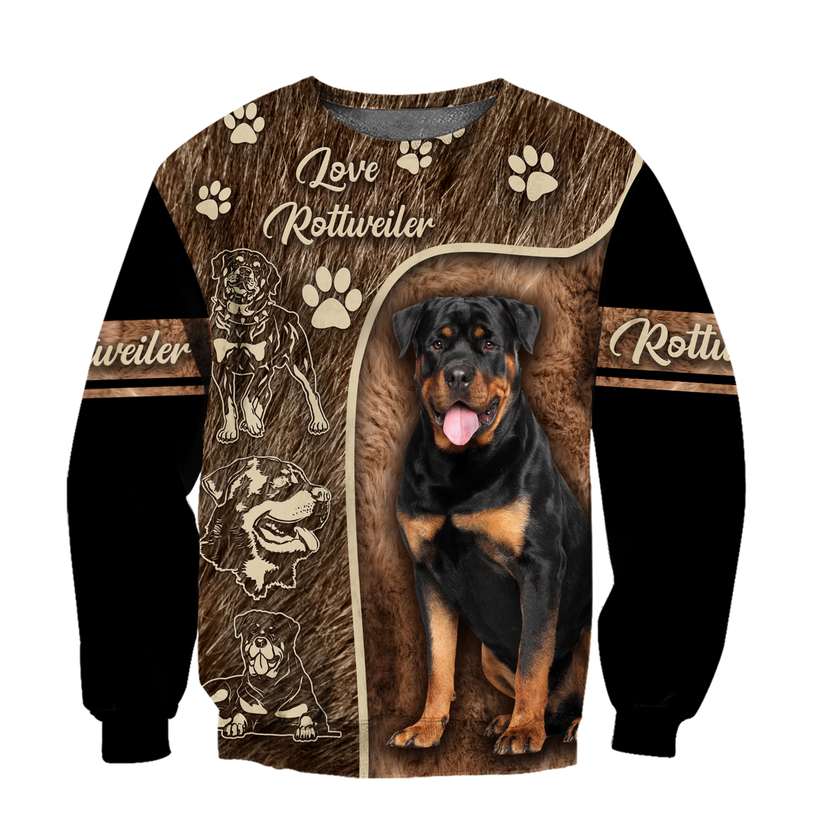 Rottweiler 3d unisex shirt TNA11022001