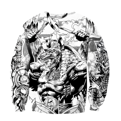 3D Tattoo Ancient Egypt Over Printed Shirt for Men and Women TP