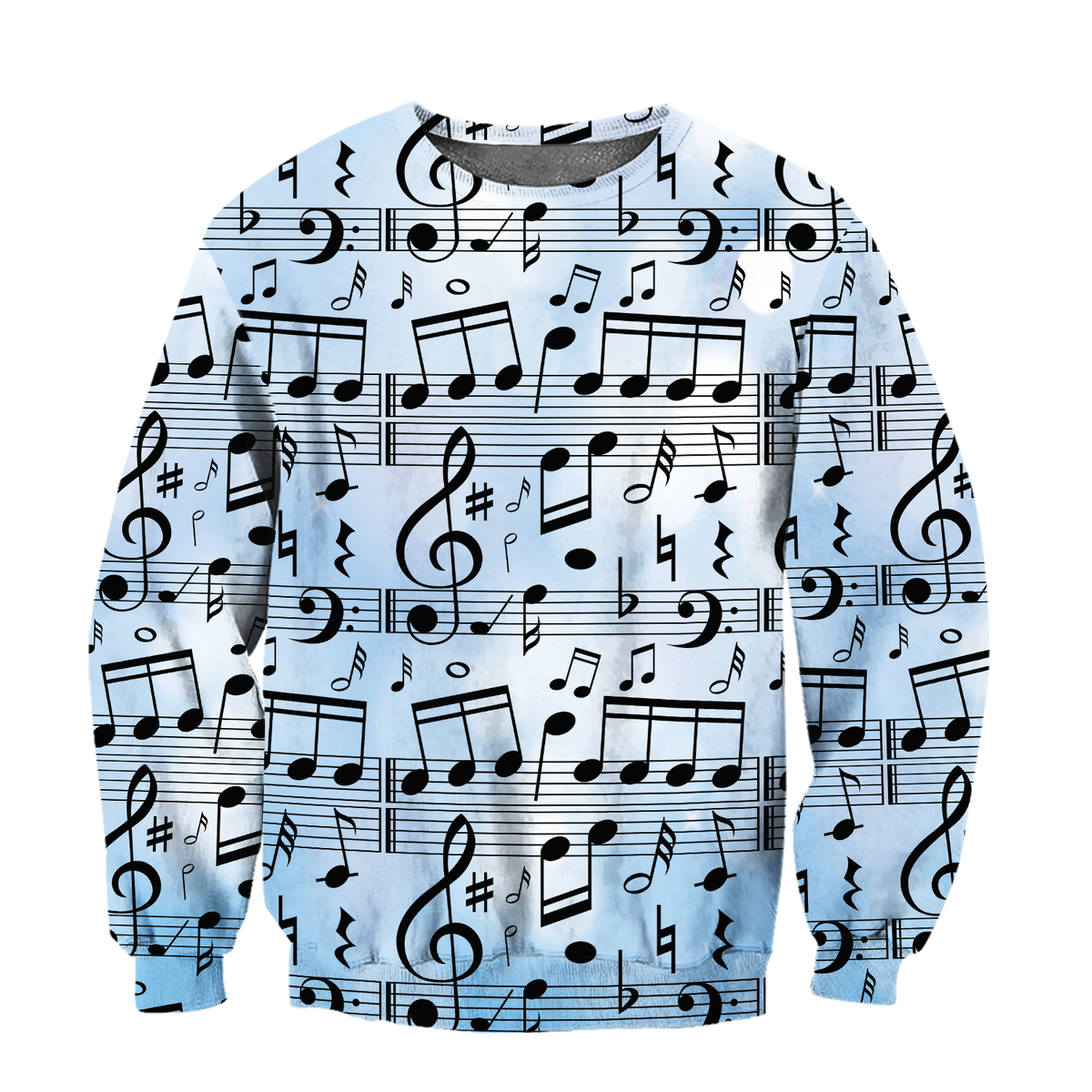 Music Scores 3D All Over Printes-Apparel-HP Arts-Sweatshirt-S-Vibe Cosy™