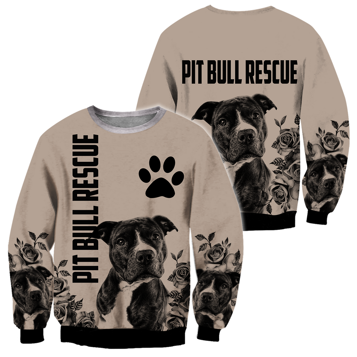 3D Unisex Shirts Pit Bull Rescue HVT03112003