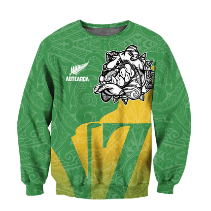 New zealand maori bulldog 3d all over printed for men and women