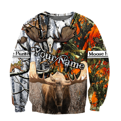Moose Hunting  3D All Over Printed Shirts DL2023203