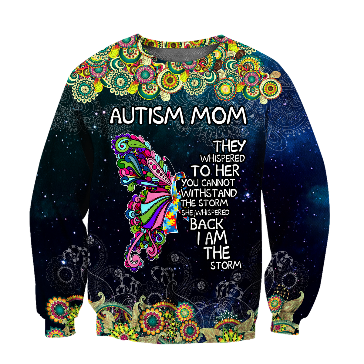 Autism Mom-Butterfly 3D All Over Print Shirts DQB08142002