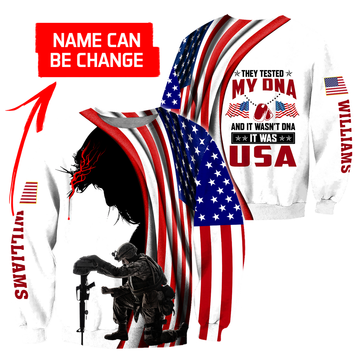 It Was USA 3D All Over Printed Shirts For Men and Women MH151020