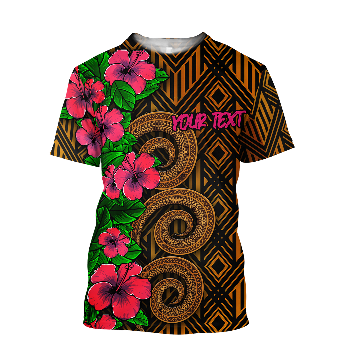 Amazing Polynesian Tribal Pattern Customize 3D All Over Printed Unisex Hoodie