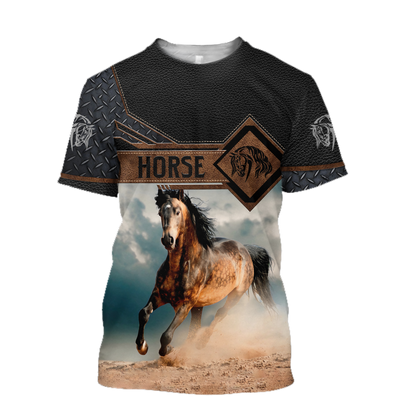 Horse 3D All Over Printed Shirts For Men and Women