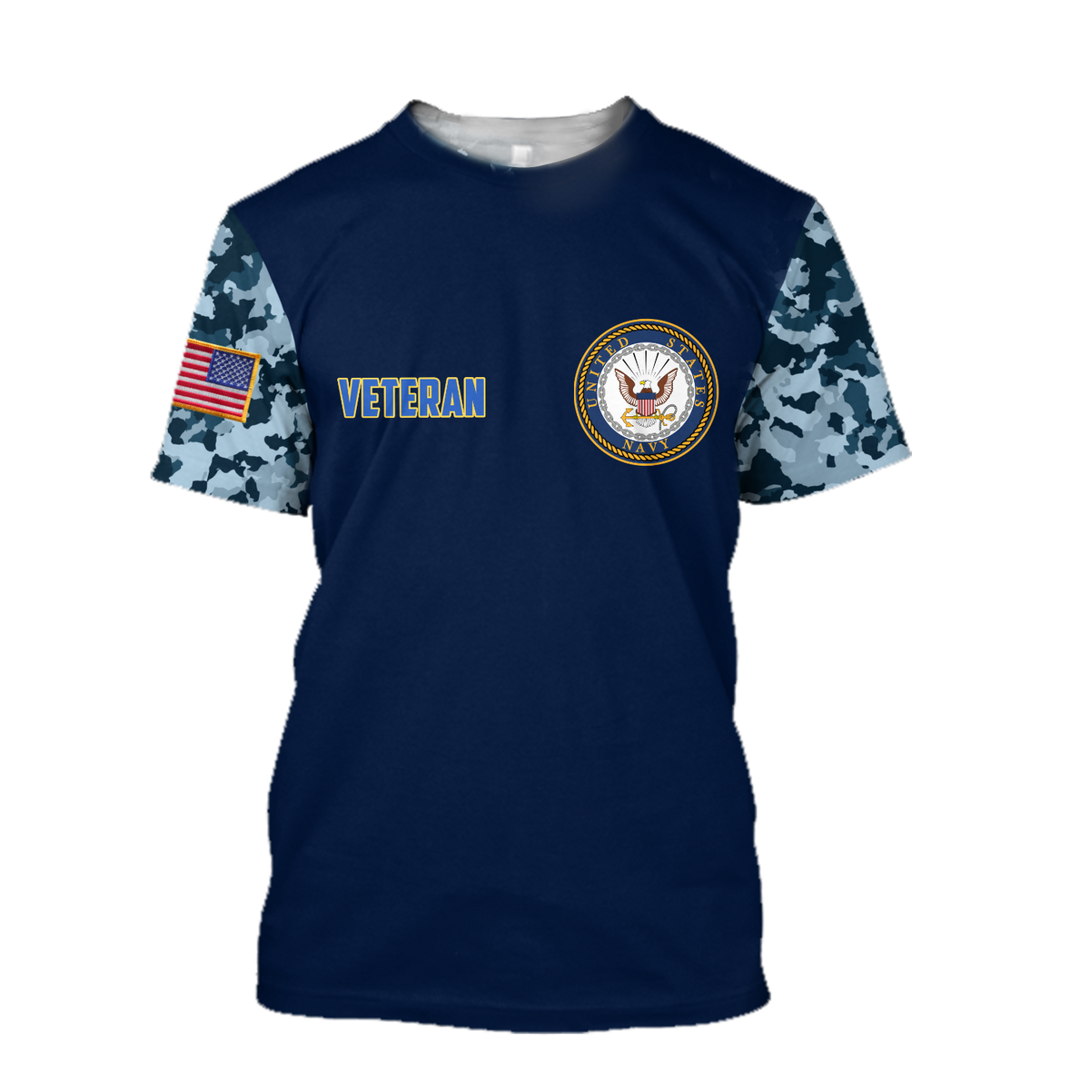 All Over Printed Navy Veteran Hoodie TR2808203-MEI