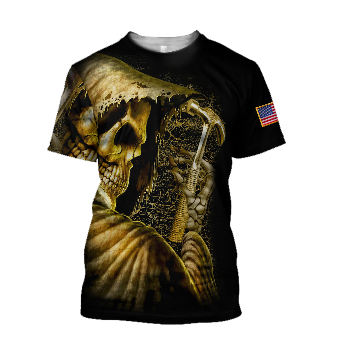 Skull Roofer All Over Printed Hoodie For Men MEI