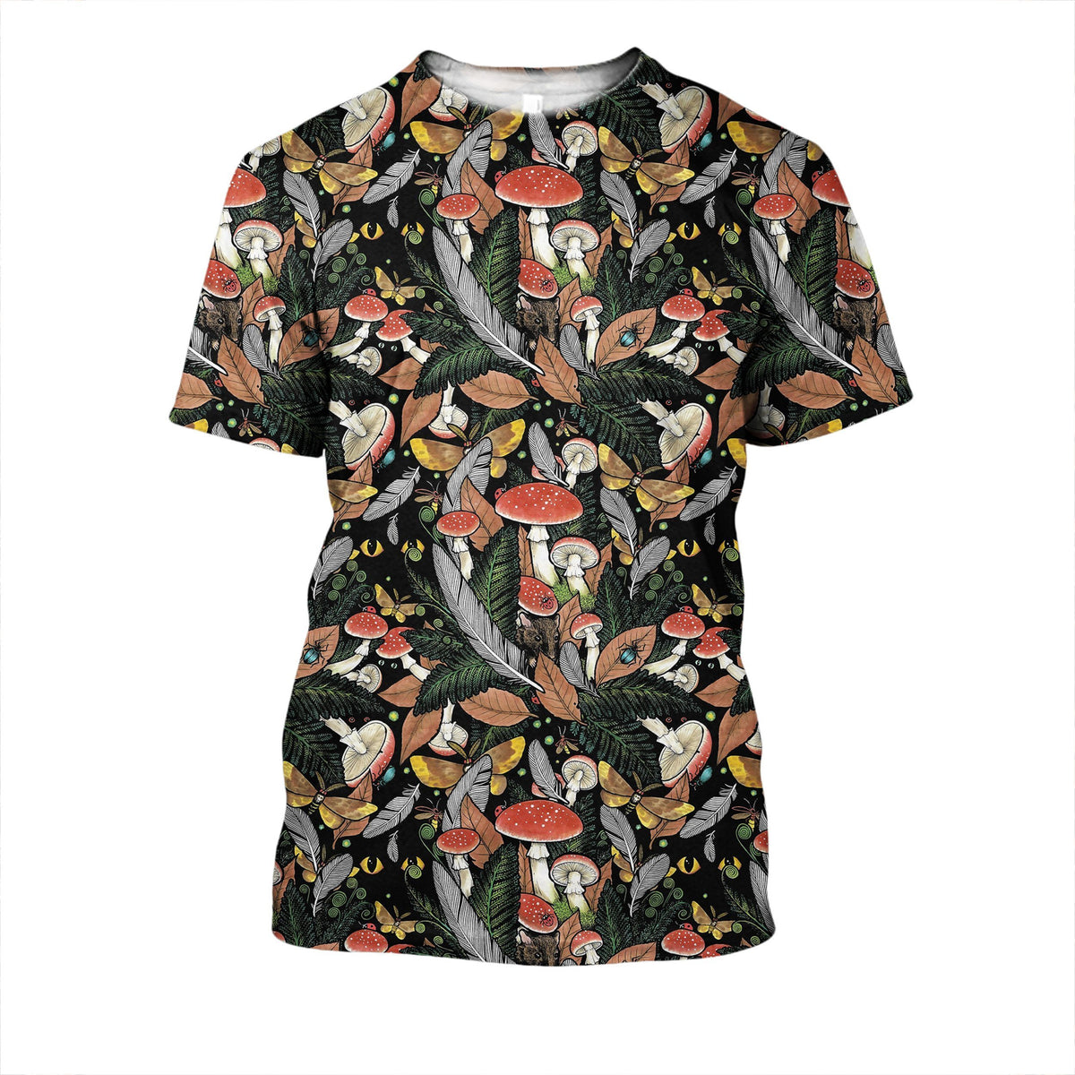 Beautiful Forest Mushroom Hoodie-Apparel-NTH-T-Shirt-S-Vibe Cosy™