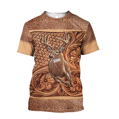 Deer Hunting 3D All Over Printed Shirts For Men LAM