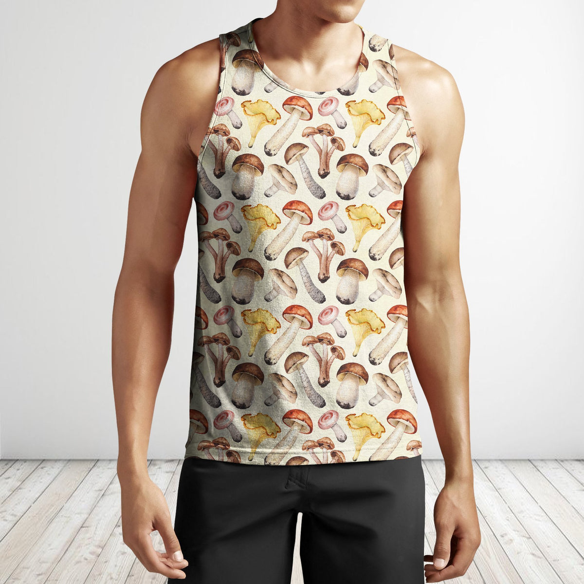 3D All Over Printing Mushroom Premium Shirt-Apparel-Phaethon-Tank Top-S-Vibe Cosy™