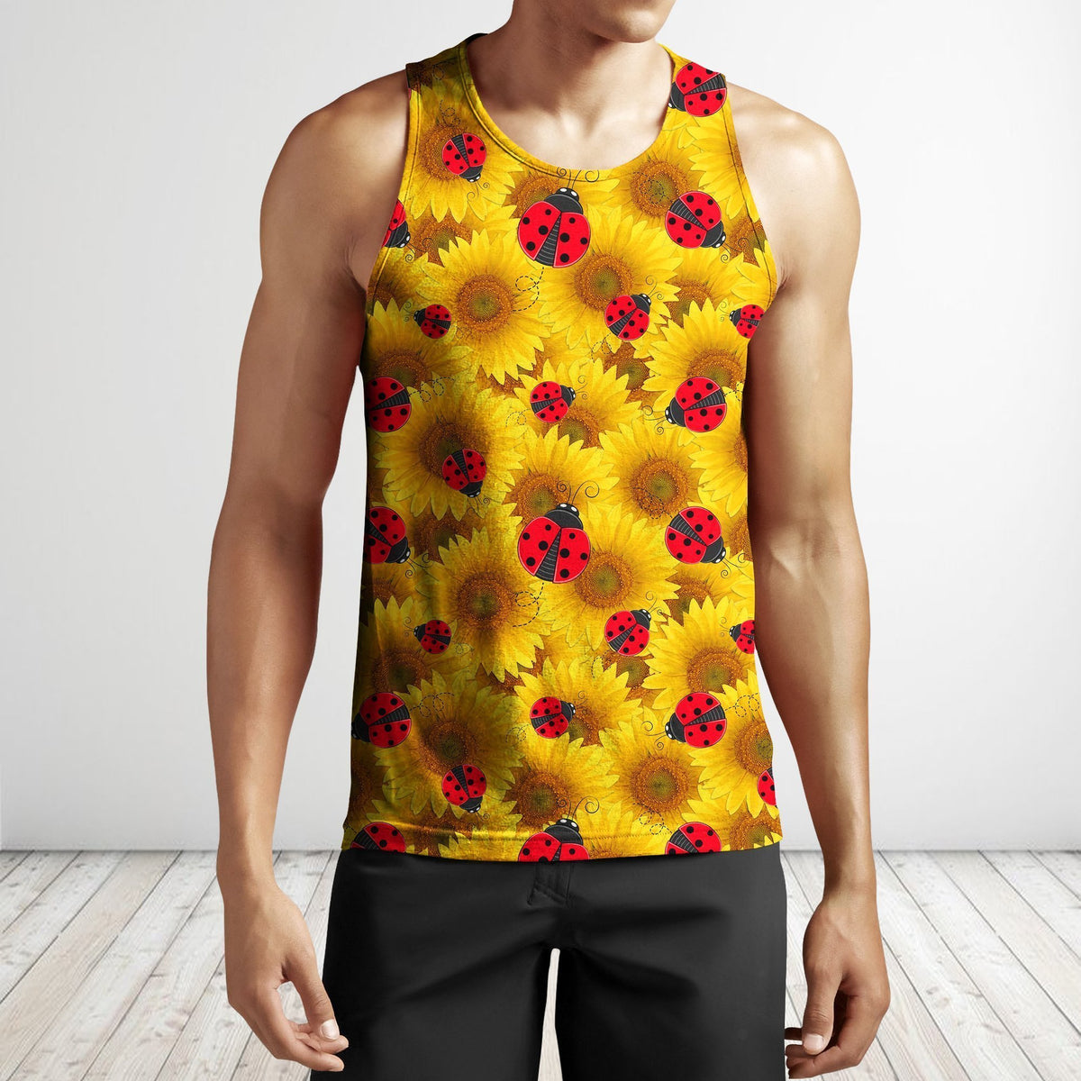 3D All Over Printing The Sunflower Bug Shirt-Apparel-Phaethon-Tank Top-S-Vibe Cosy™