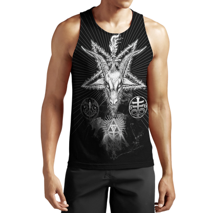 Satanic Tribal 3D All Over Printed Hoodie Shirts For Men And Women JJ25052001-Apparel-MP-Tanktop-S-Vibe Cosy™