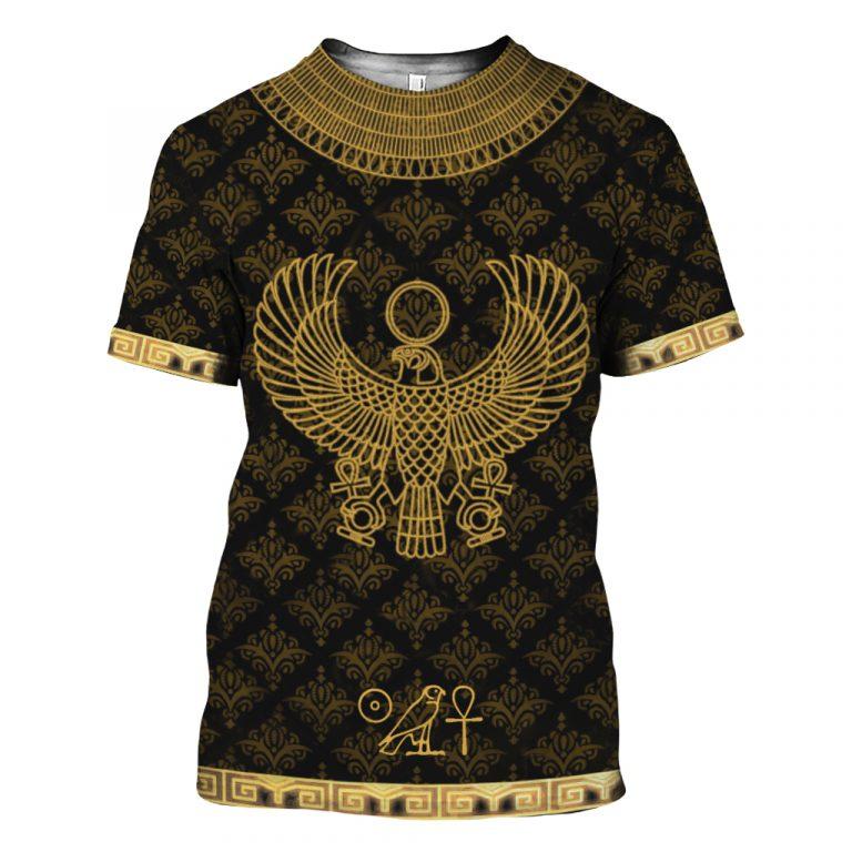3D All Over Printed Egyptian Horus God Clothes TA012-Apparel-TA-T-Shirt-S-Vibe Cosy™