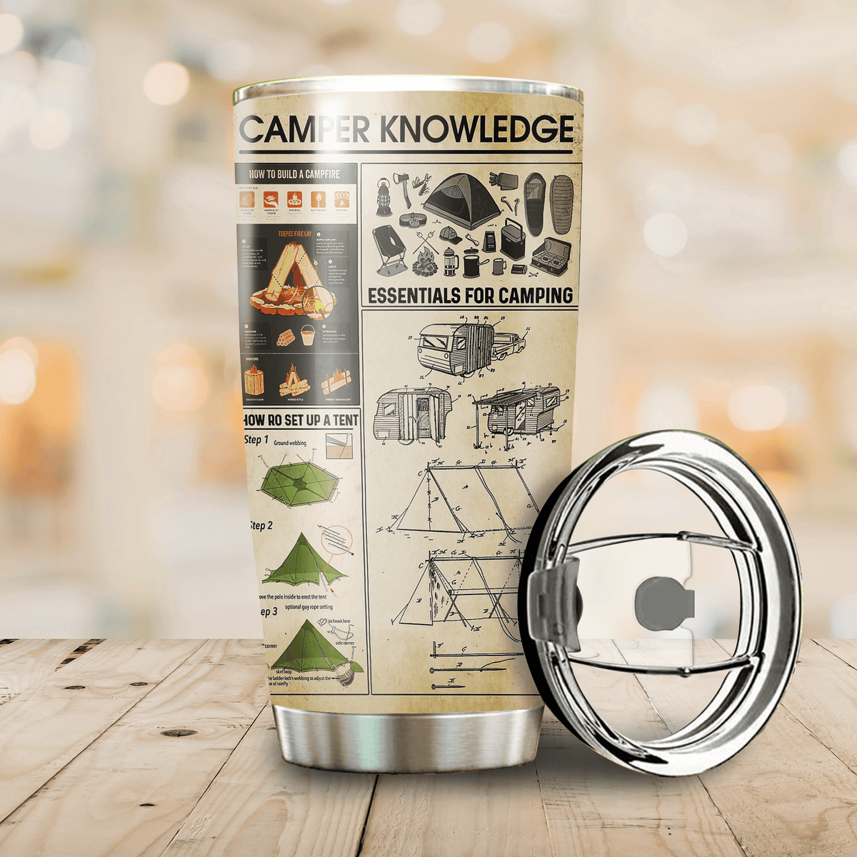 Camping Steel Tumbler