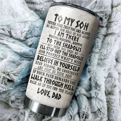 Customized Name Viking Steel Tumbler