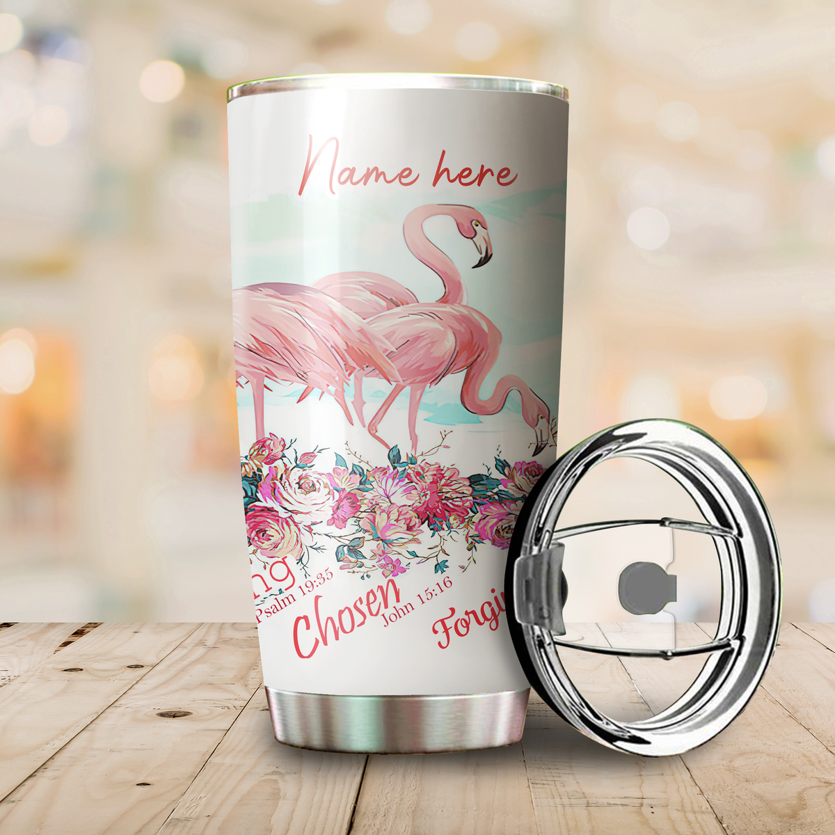 Customize Name Flamingo Stainless Steel Tumbler You Are Special