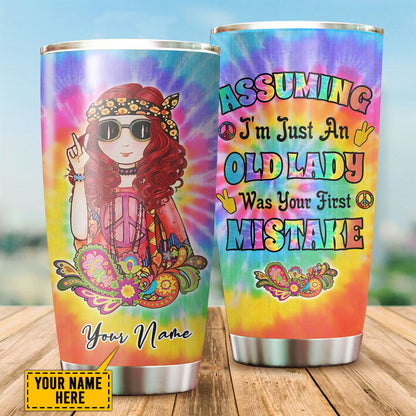 Customize Name Hippie Stainless Steel Tumbler NTN10052103