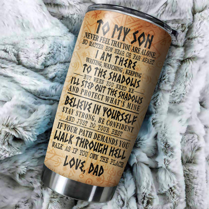 Customized Name Viking Steel Tumbler
