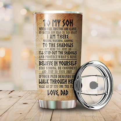 Customized Name Viking Steel Tumbler