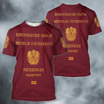 Passport Austria PL168-Apparel-PL8386-T-Shirt-S-Vibe Cosy™