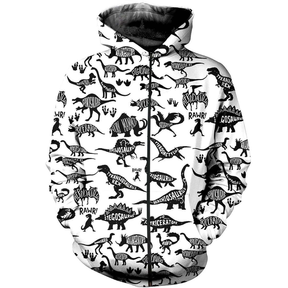 3D All Over Printed Dinosaurs Name Shirt-3D All Over Printed Clothes-HP Arts-T-shirt-XS-Vibe Cosy™