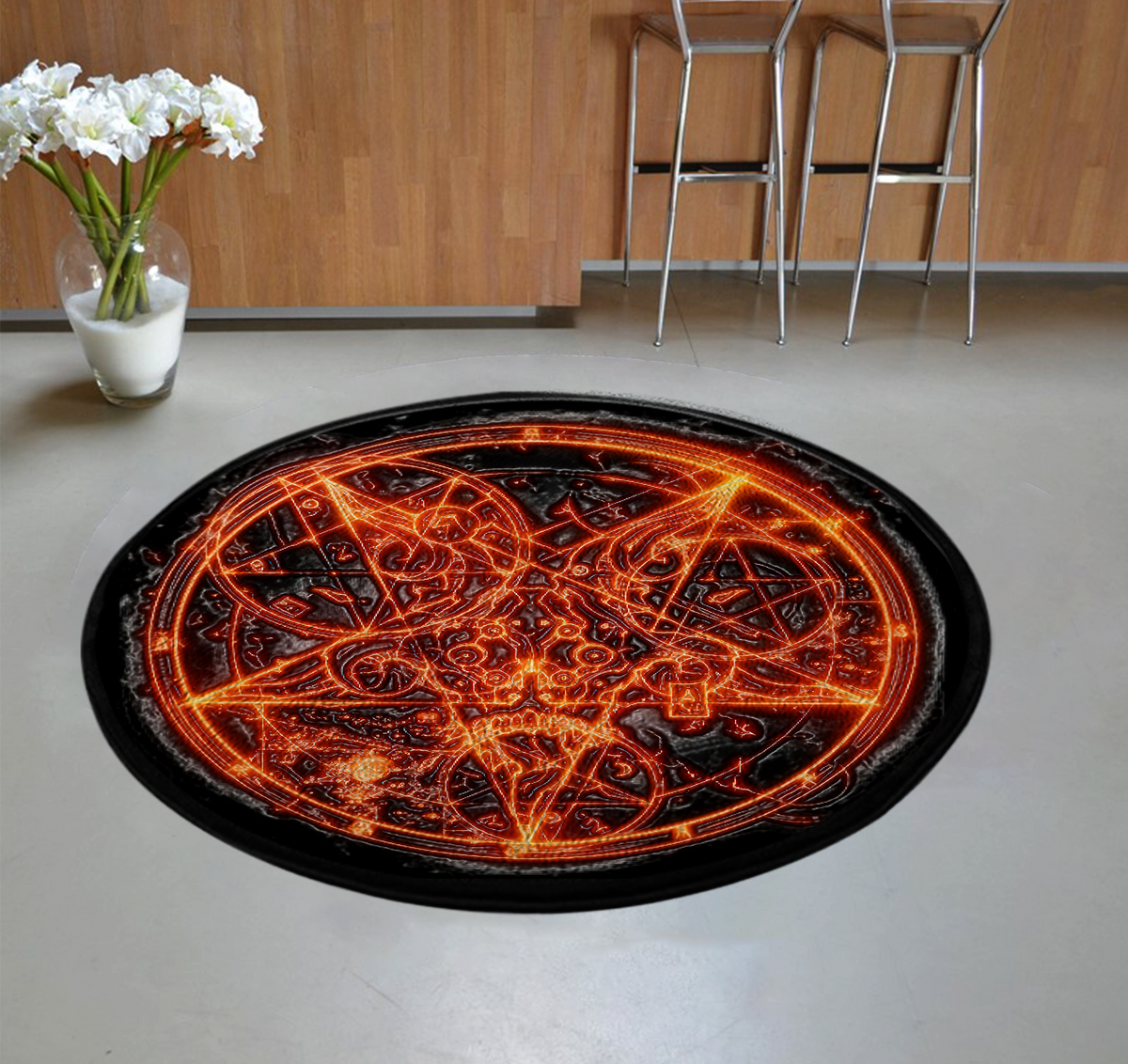 Satanic Circle Rug MH13052109
