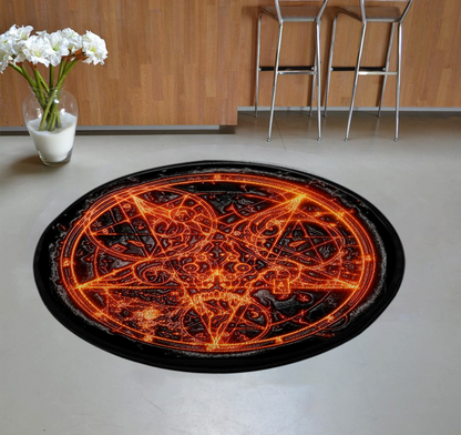 Satanic Circle Rug MH13052109